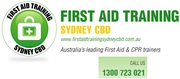 Need a First Aid Certificate Course in Sydney NSW ?