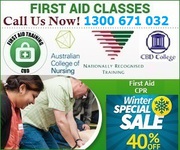 40% Off Senior and Childcare First Aid Melbourne Australia