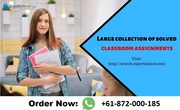 Appoint online tutor to solve your assignment at Expertsmind: